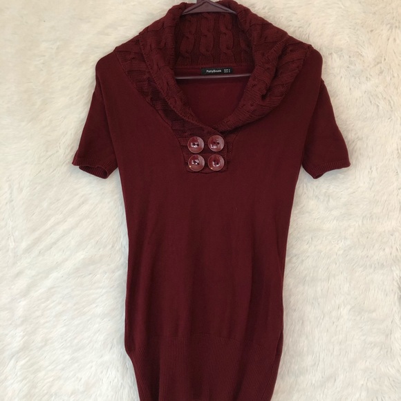 Fall-winter dark red fleece blouse! - Picture 1 of 2